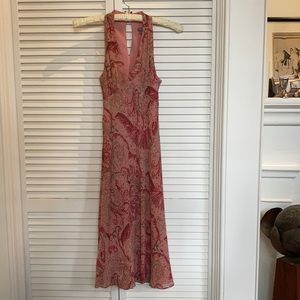 Ann Taylor silk paisley dress